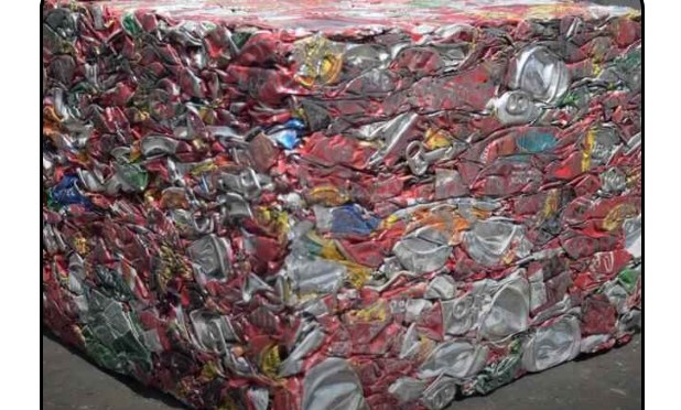 Baled used aluminium beverage cans (UBC)