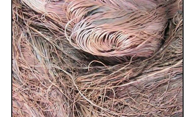 Recovered copper telephone and communications wire